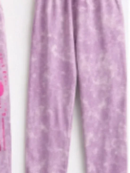 Purple Tie Dye Joggers đź’ś Graphic Sweatpants L | Bloom POP - Picture 5 of 9